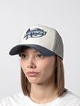 Бейсболка STETSON арт. 7841101 TRUCKER CAP HOCKEY CREW (кремовый / темно-синий)